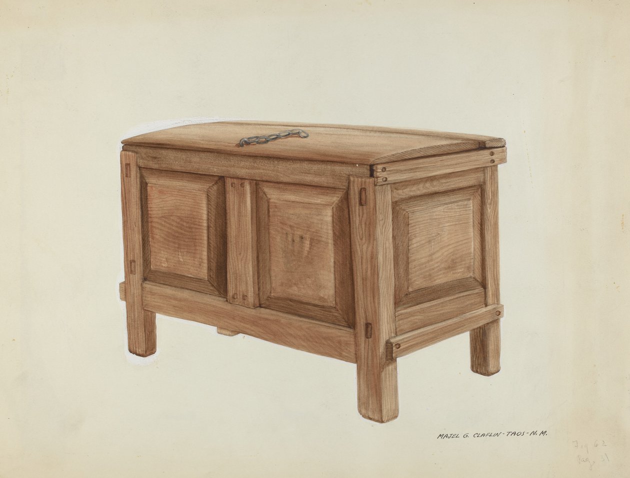 Cassapanca per Grano da Majel G. Claflin