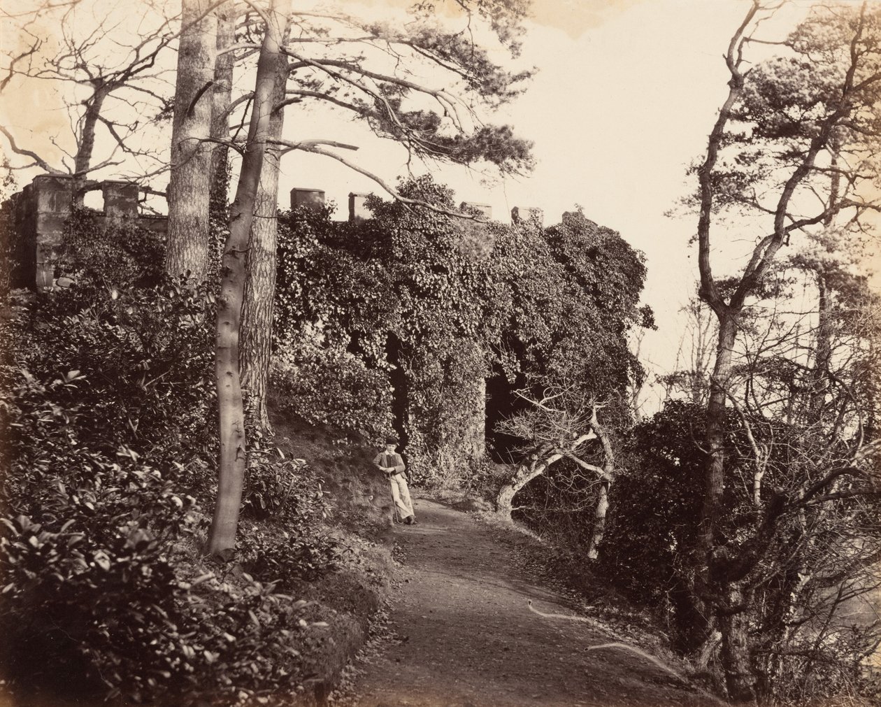 A Winterdyne sul Severn, 1860 (foto) da Major Francis Gresley