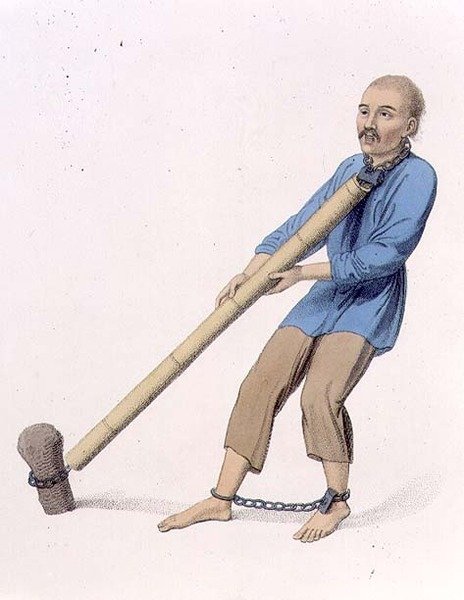 Punizione del tubo di legno, tavola 16 da 