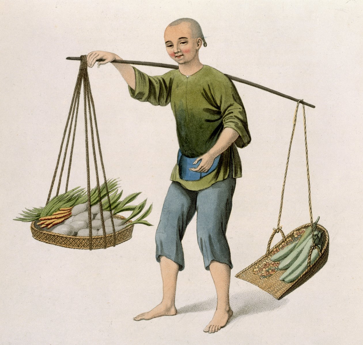 Un ragazzo con verdure, tavola 54 da 