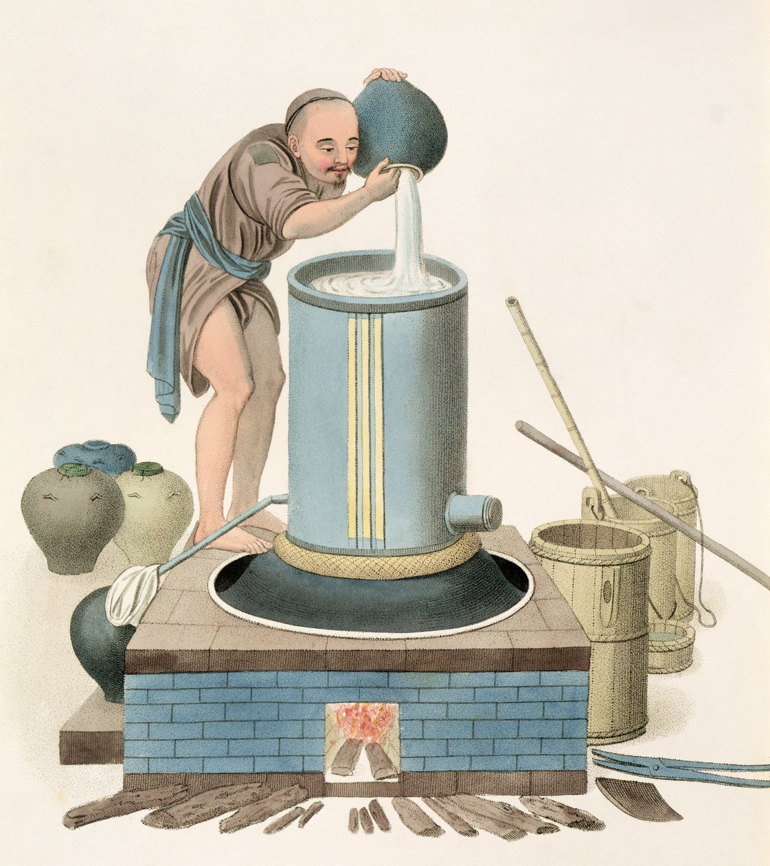 Un distillatore, tavola 24 da 