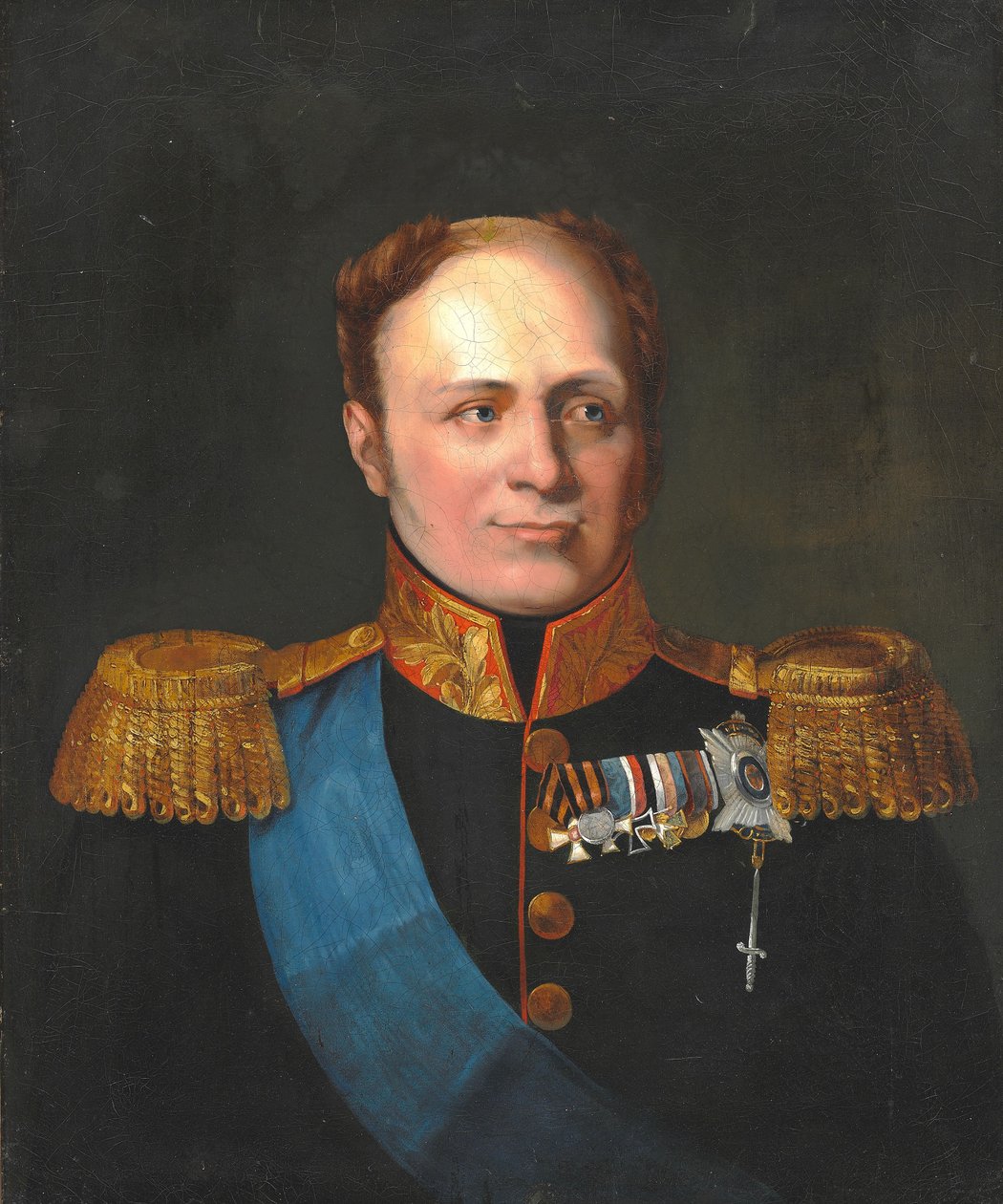 Ritratto dello Zar Alessandro I di Russia da Manner of George Dawe