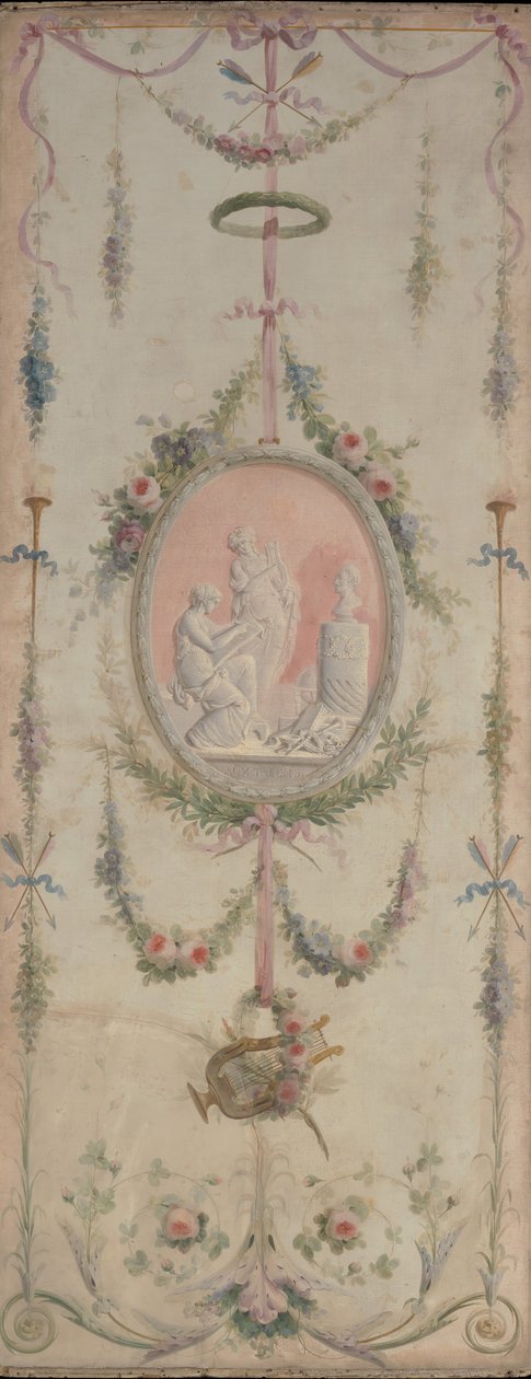 Pannello decorativo uno di una coppia da Manner of Le Riche