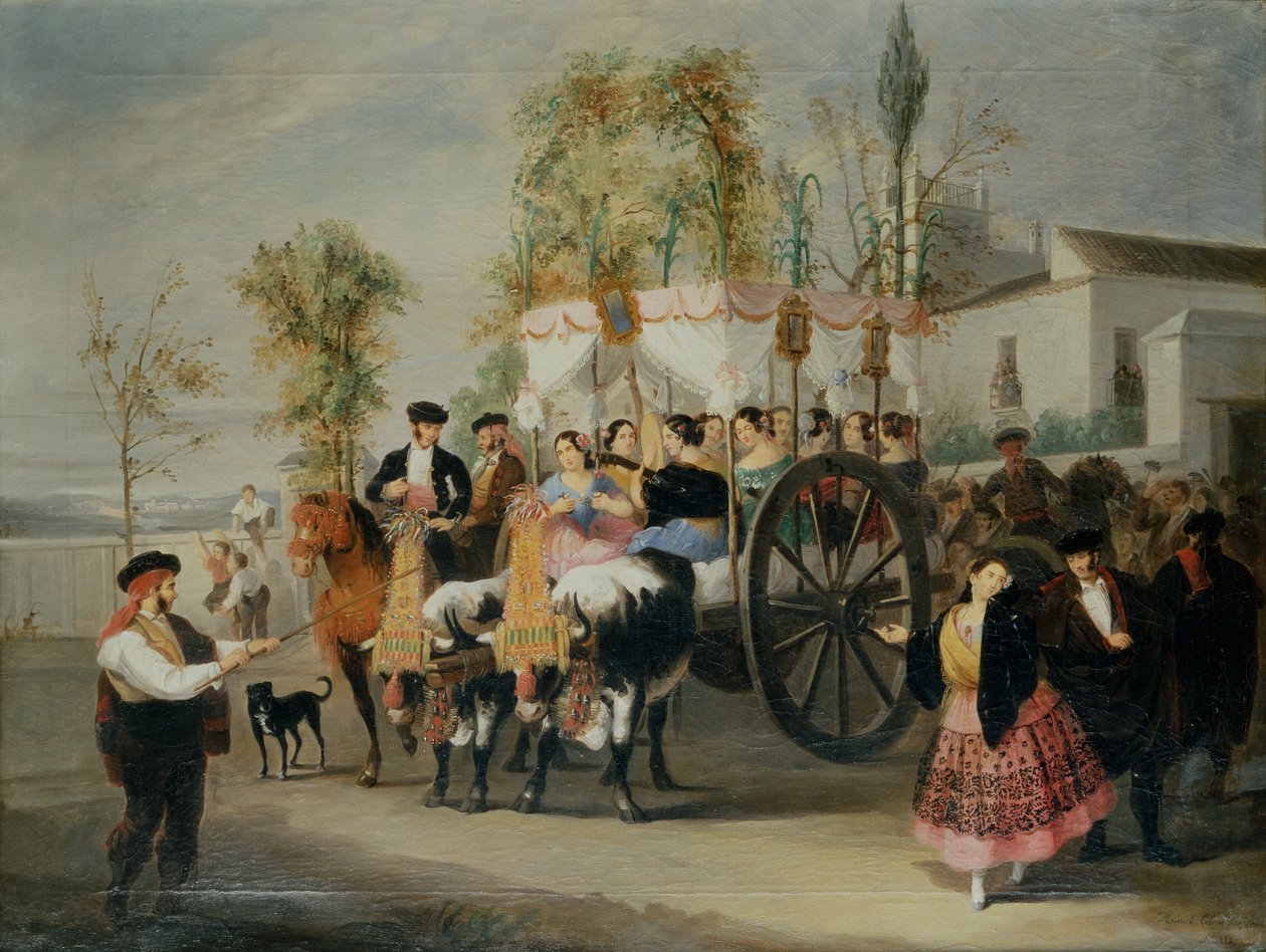 Una processione da Manuel Cabral y Aguado Bejarano
