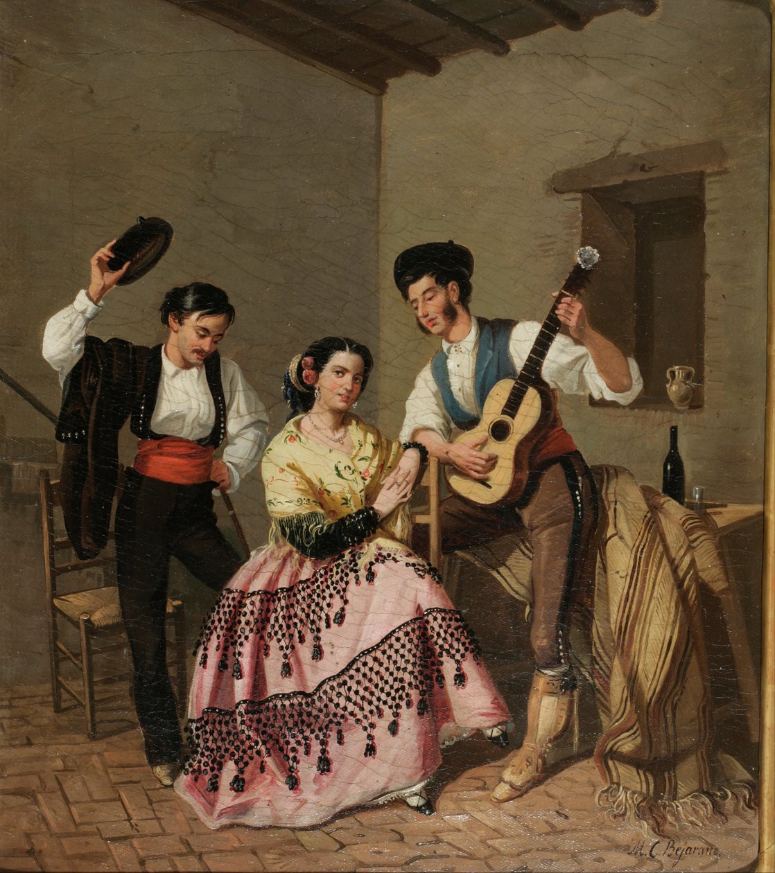 Il distico da Manuel Cabral y Aguado Bejarano