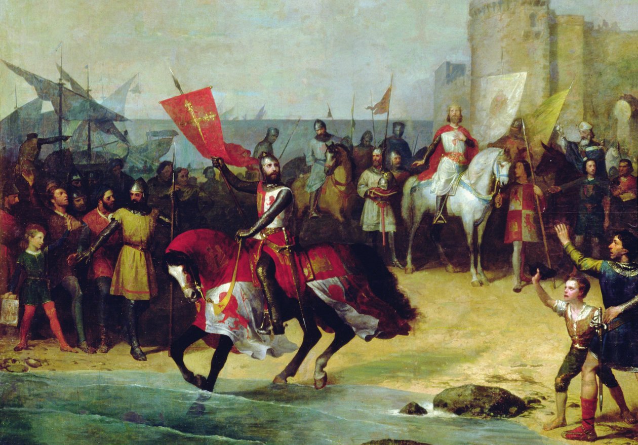 La Riconquista di Cadice nel 1262 da Alfonso il Saggio da Manuel Cabral y Aguado Bejarano
