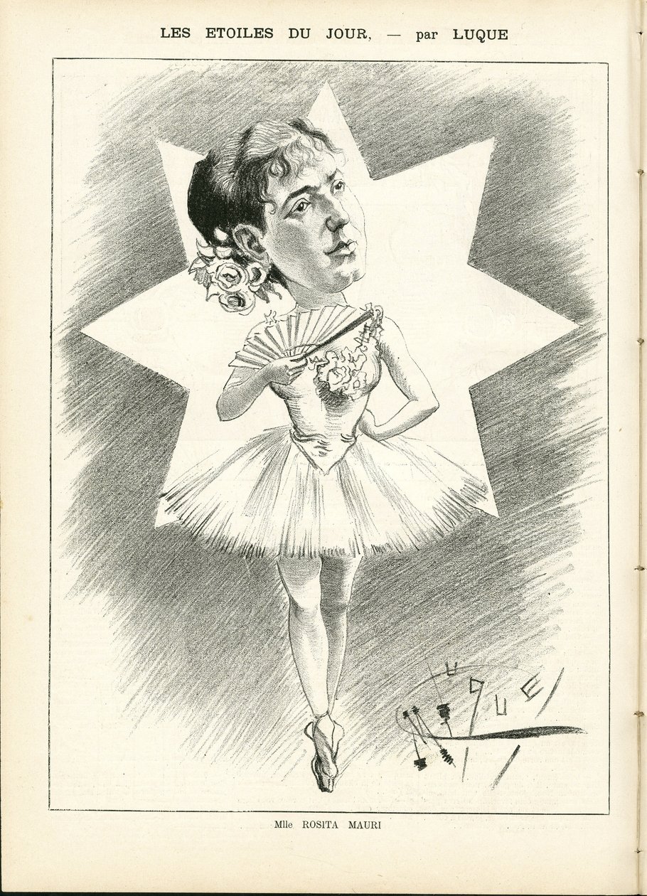 Illustrazione di Manuel Luque in La Caricature (1880) da Manuel Luque