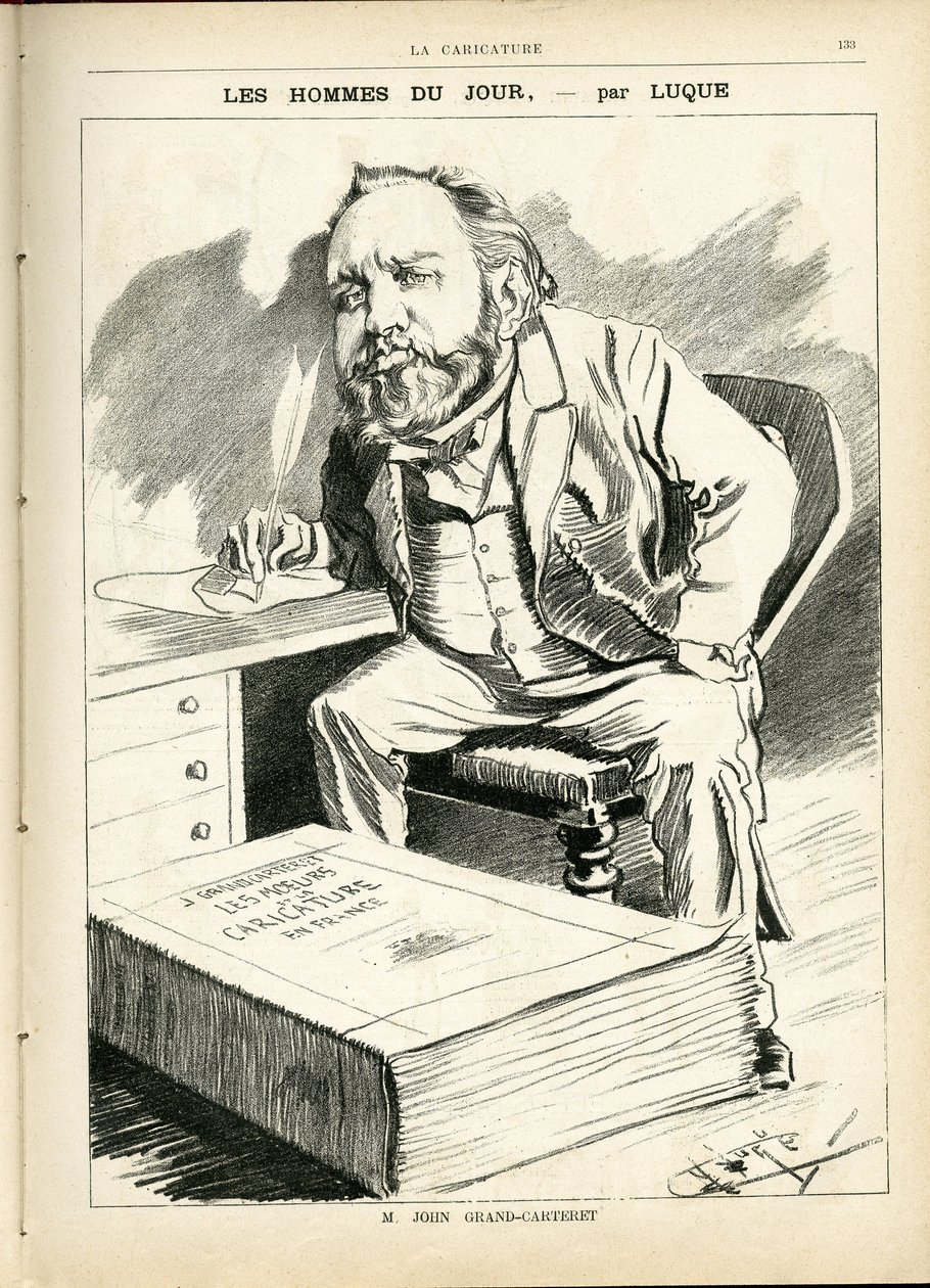 Illustrazione di Manuel Luque in La Caricature (1880) da Manuel Luque
