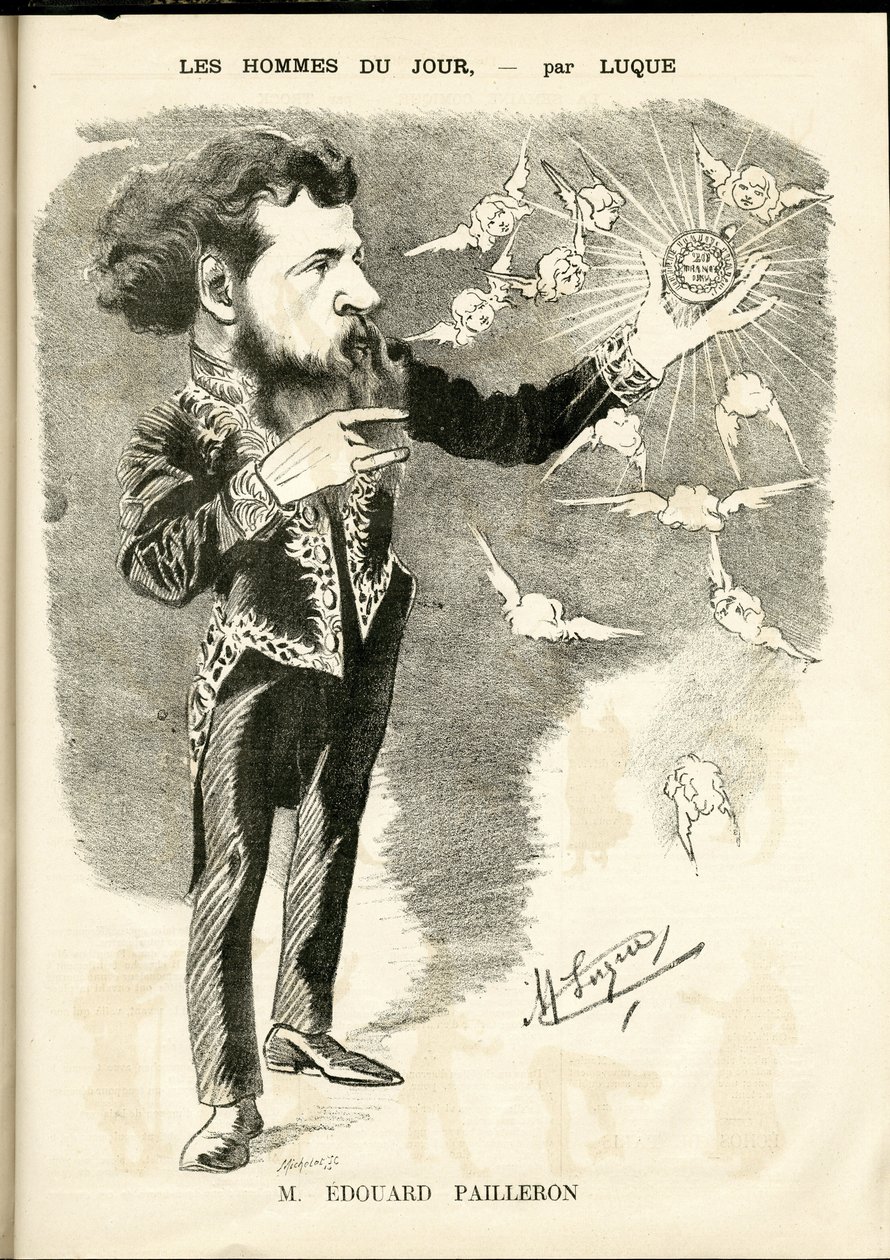 Illustrazione di Manuel Luque in La Caricature (1880) da Manuel Luque