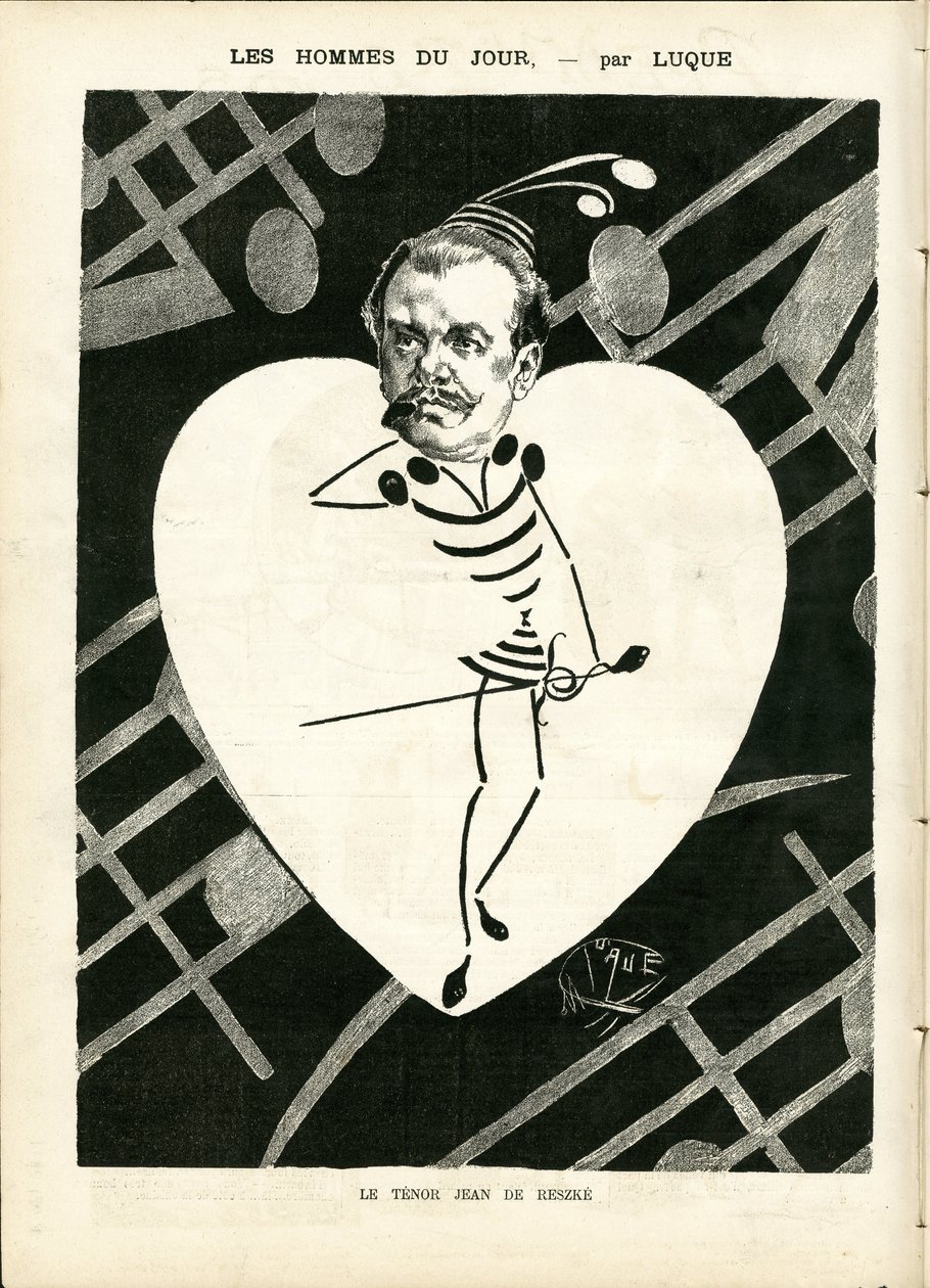 Illustrazione di Manuel Luque (1854-1919) in La Caricature (1880) da Manuel Luque