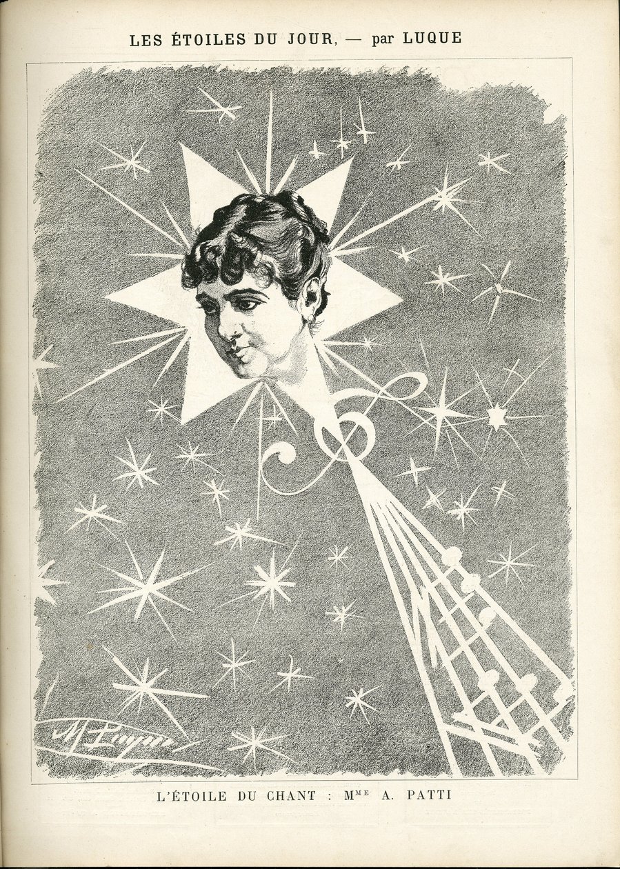 Illustrazione in La Caricature (1880) da Manuel Luque
