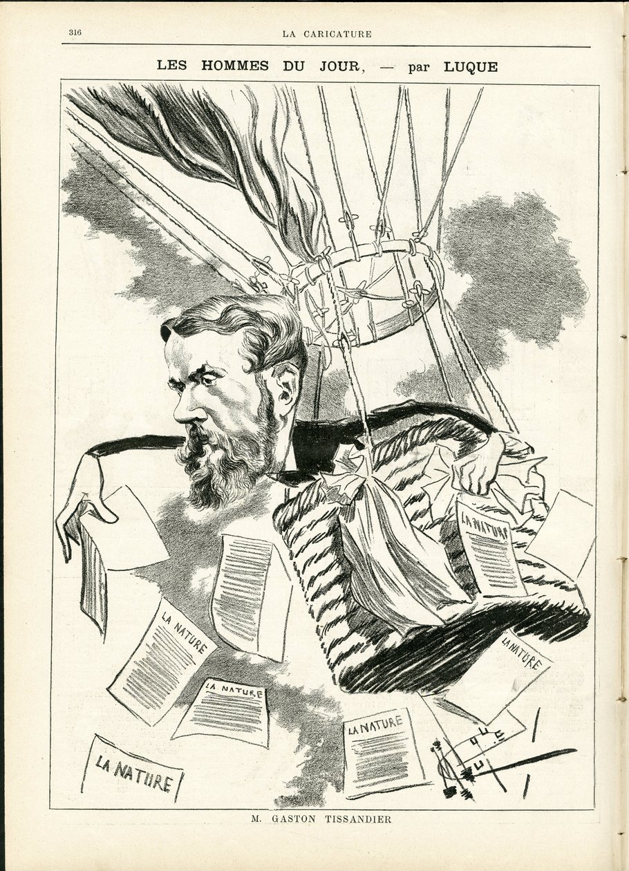 Illustrazione di Manuel Luque (1854-1919) in La Caricature (1880) da Manuel Luque