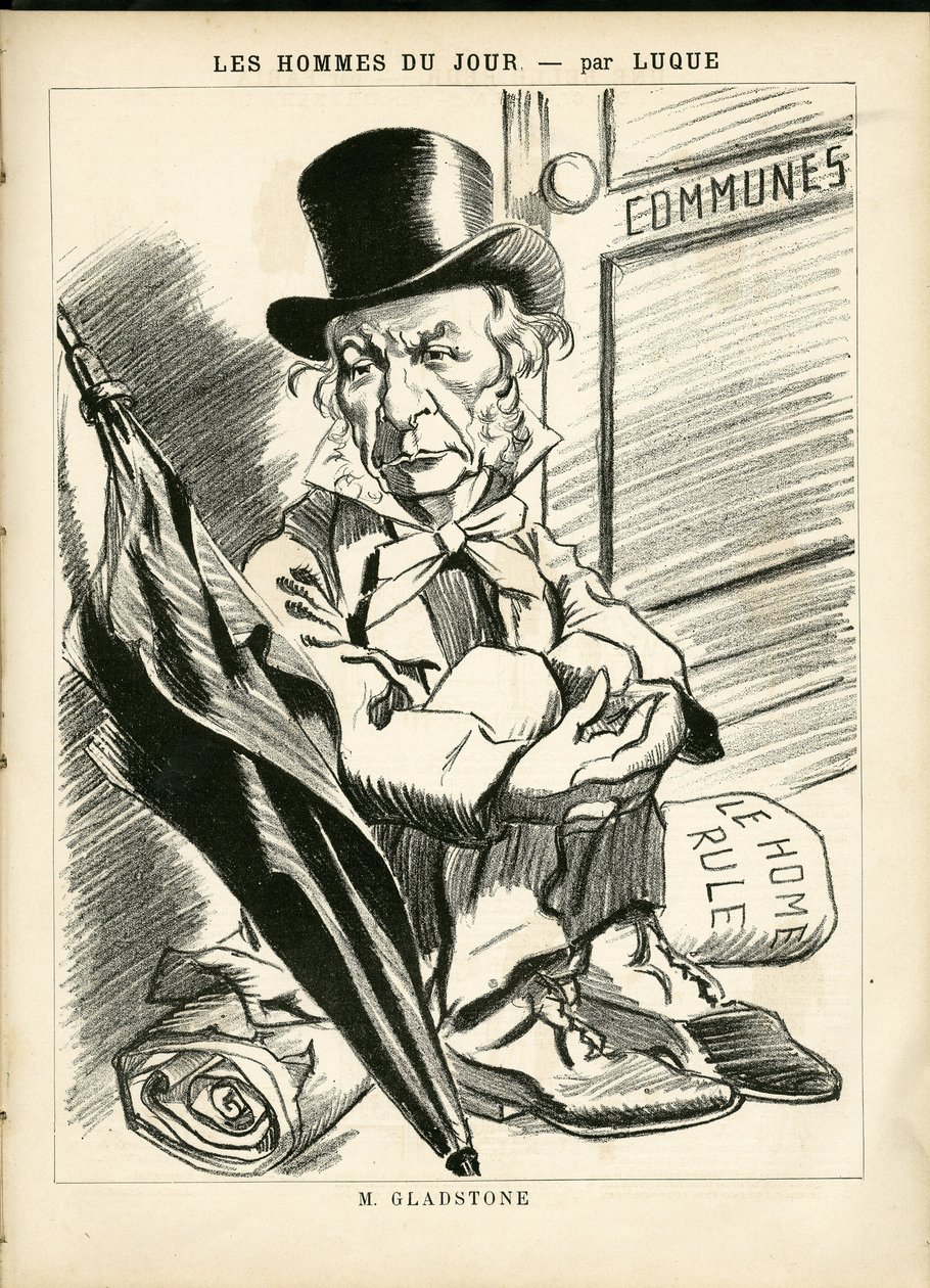 Illustrazione di Manuel Luque in La Caricature (1880) da Manuel Luque