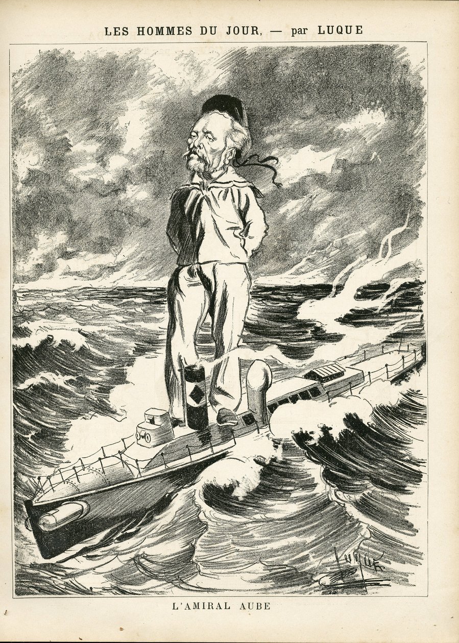 Illustrazione di Manuel Luque (1854-1919) in La Caricature (1880) da Manuel Luque