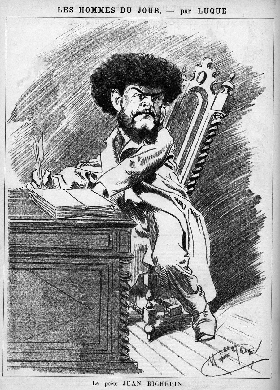 Jean Richepin (1849-1926), scrittore francese da Manuel Luque