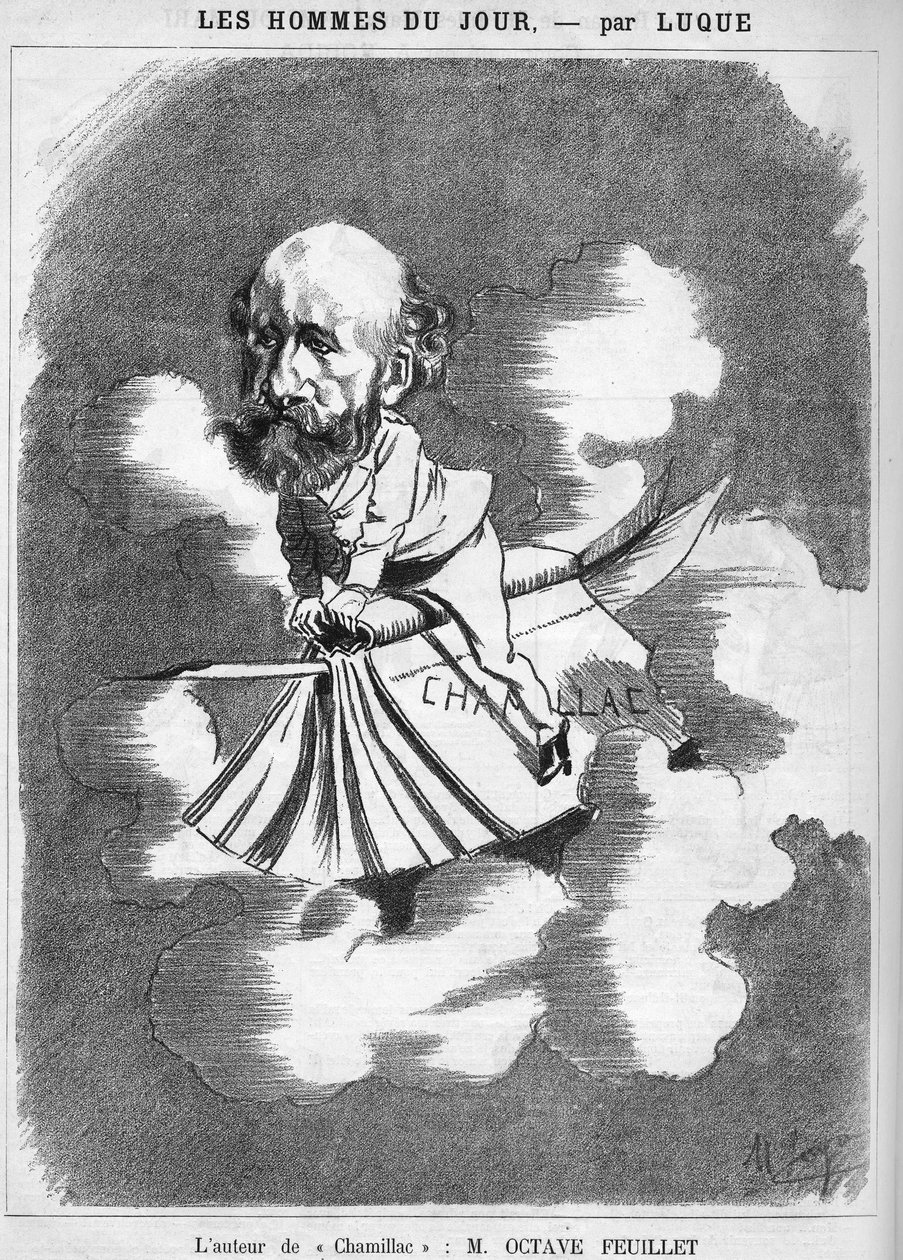 Octave Feuillet (1821-1890) scrittore francese da Manuel Luque