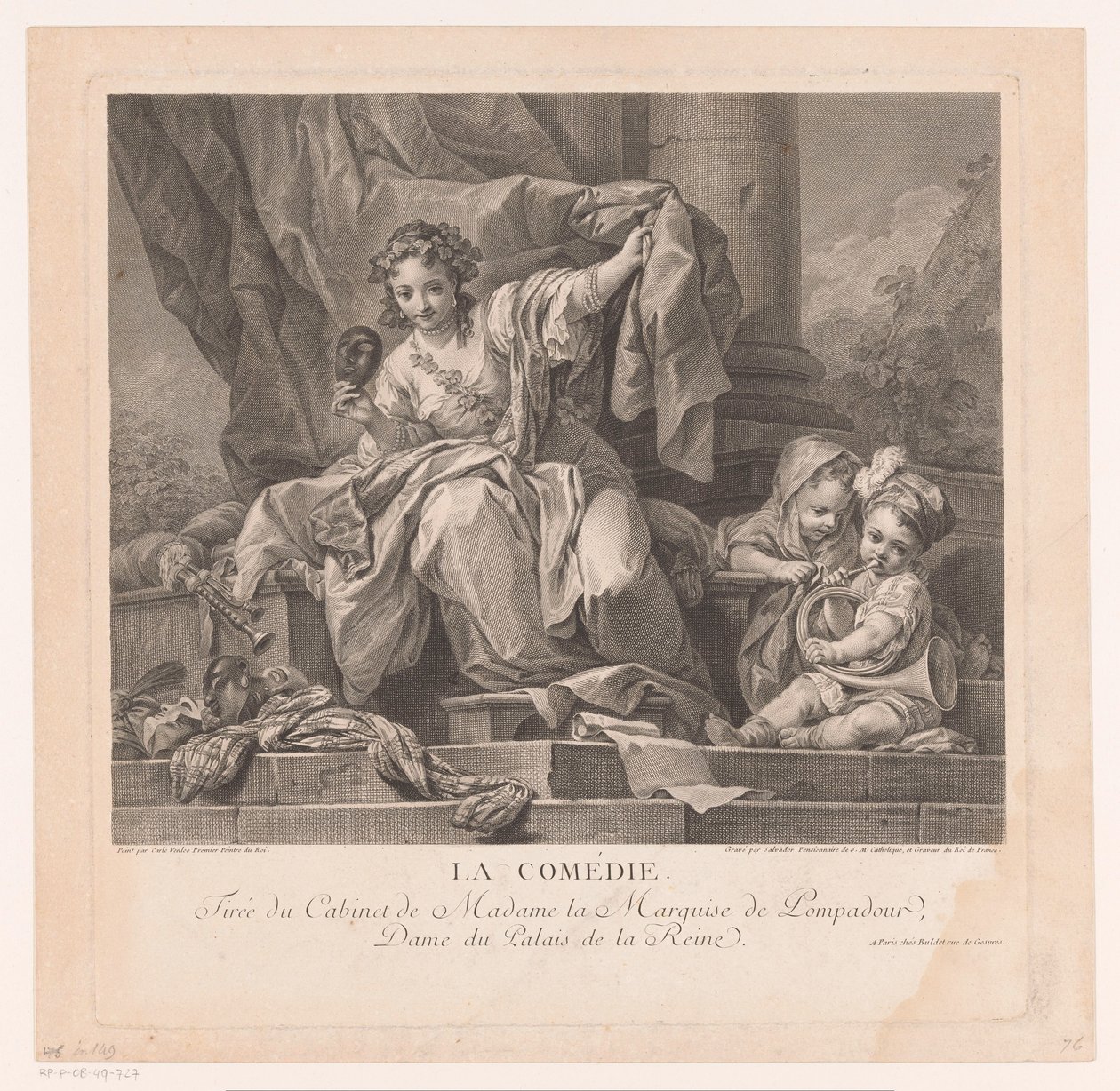 Allegoria della commedia da Manuel Salvador Carmona