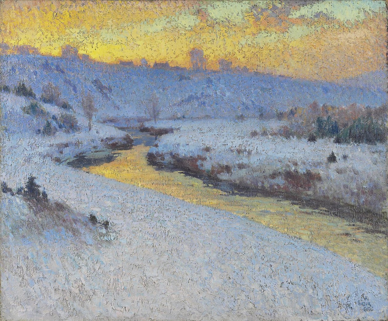 Ruscello in Inverno da Marc Aurele de Roy Suzor Cote