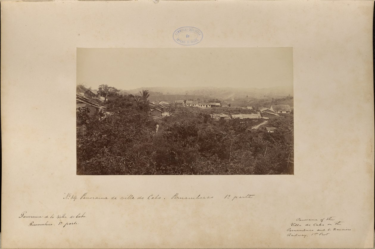 Panorama della villa di Cabo, Pernambuco - 1a parte da Marc Ferrez