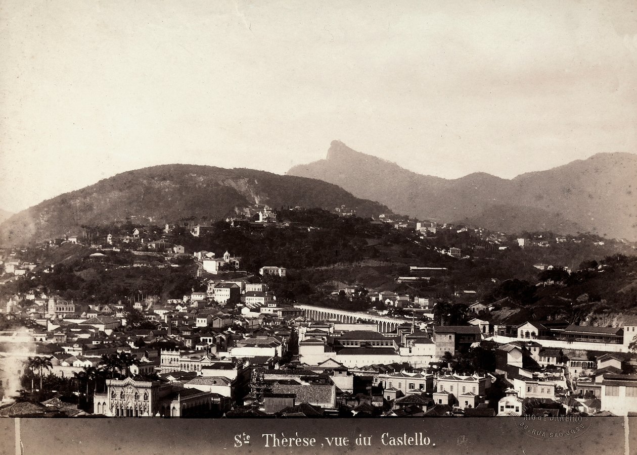 Vista di Santa Teresa in Brasile, c.1880-90 da Marc Ferrez