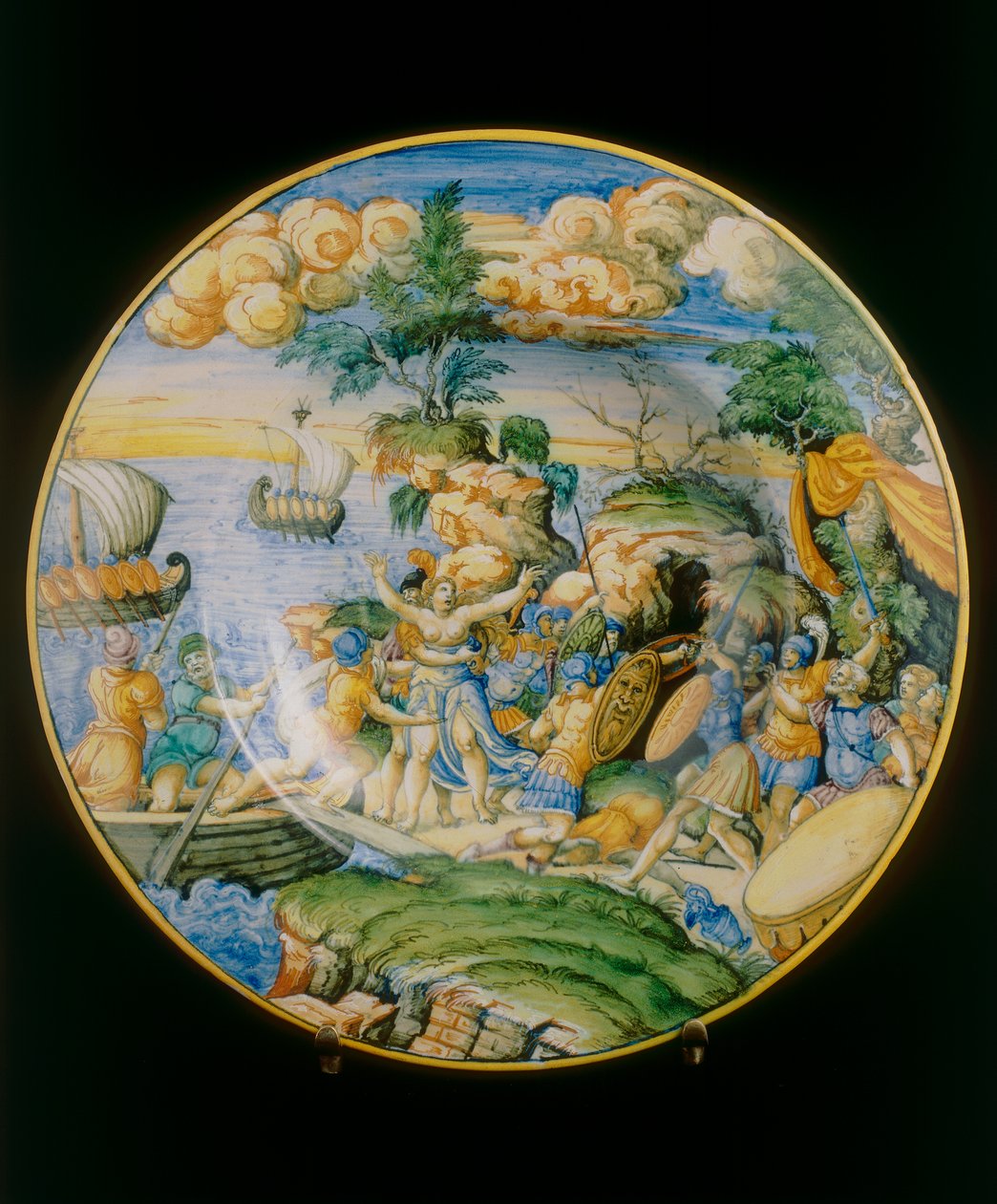 Ratto di Elena, placca attribuita a Marcantonio Raimondi conservata nel Museo Nazionale del Bargello, Firenze da Marcantonio (attr.to) Raimondi