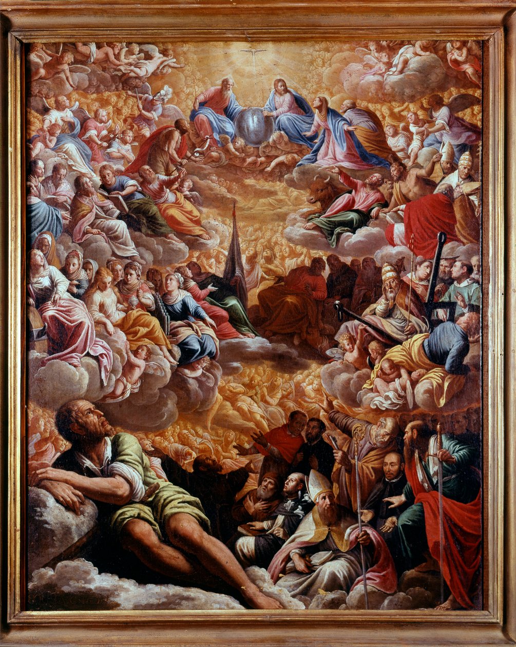 Paradiso - Dipinto di Marcantonio Bassetti (1588-1630), Olio su Tela 78x61 CM - Napoli Museo di Capodimonte da Marcantonio Bassetti