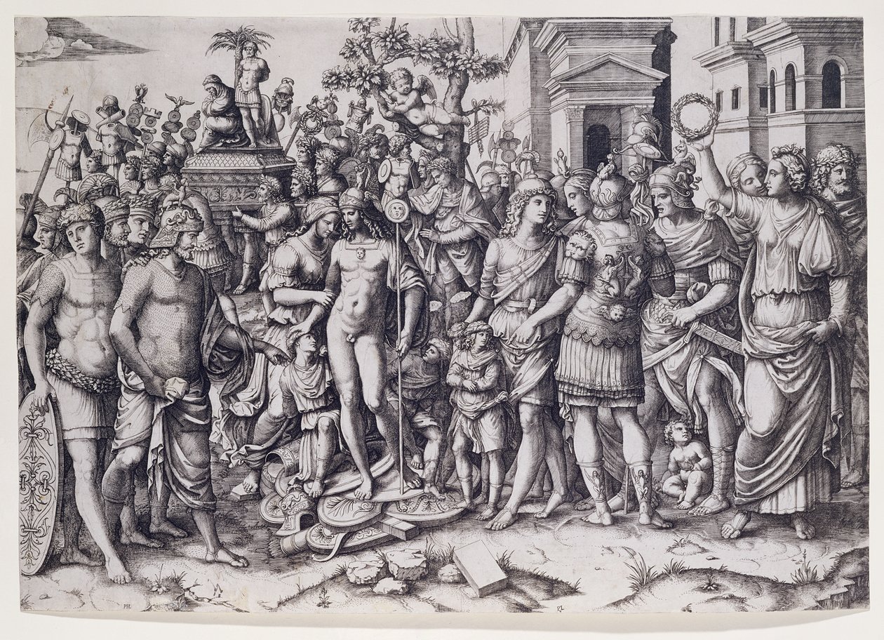 Un trionfo da Marcantonio Raimondi