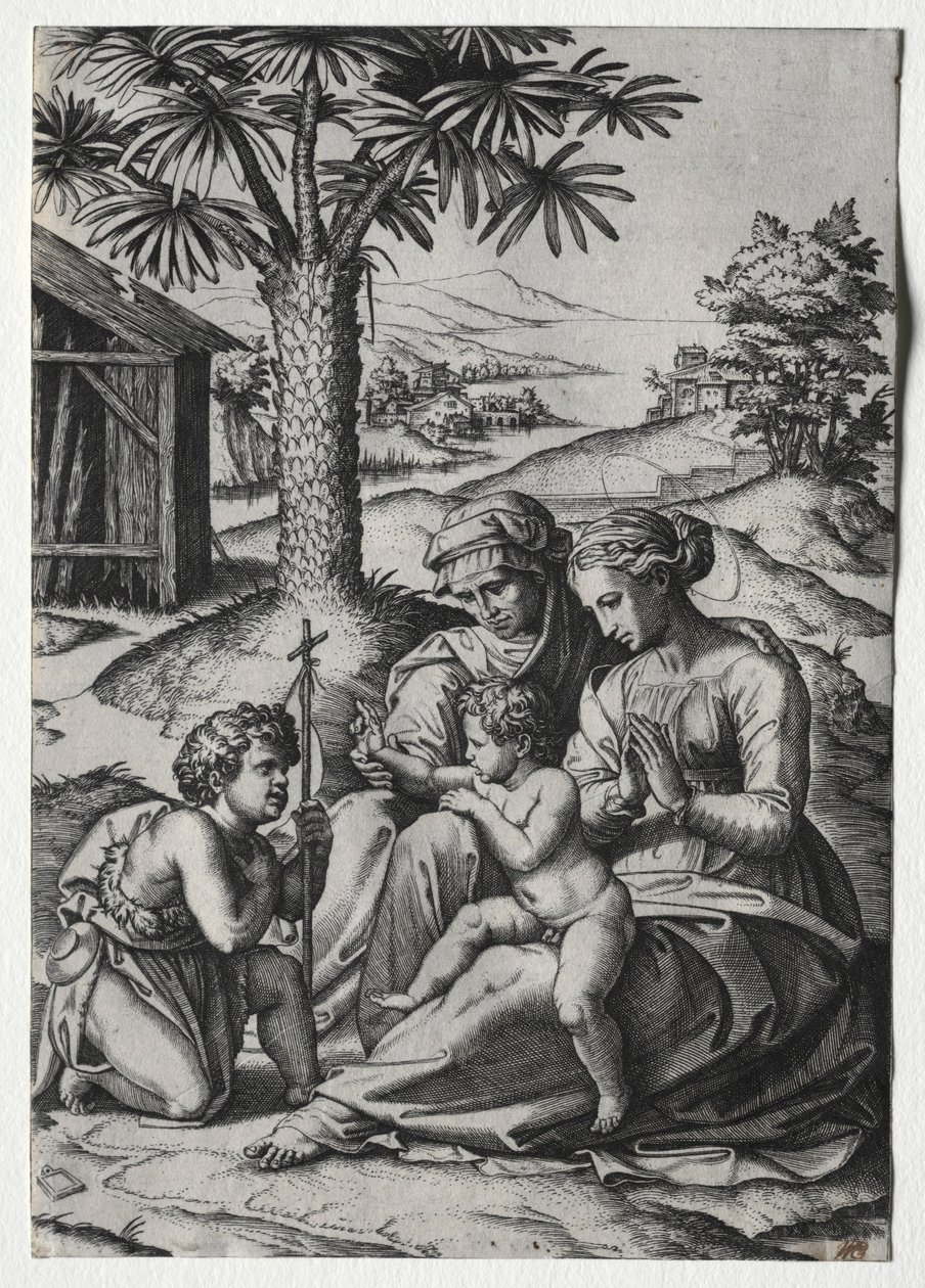 Madonna della Palma da Marcantonio Raimondi