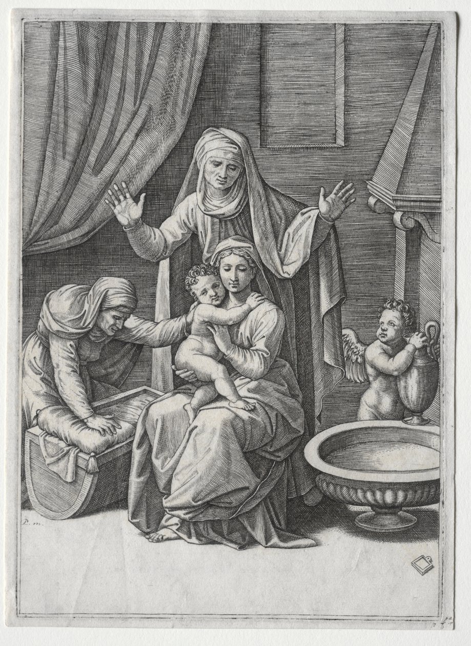 La Vergine e la culla con Santa Elisabetta e Sant