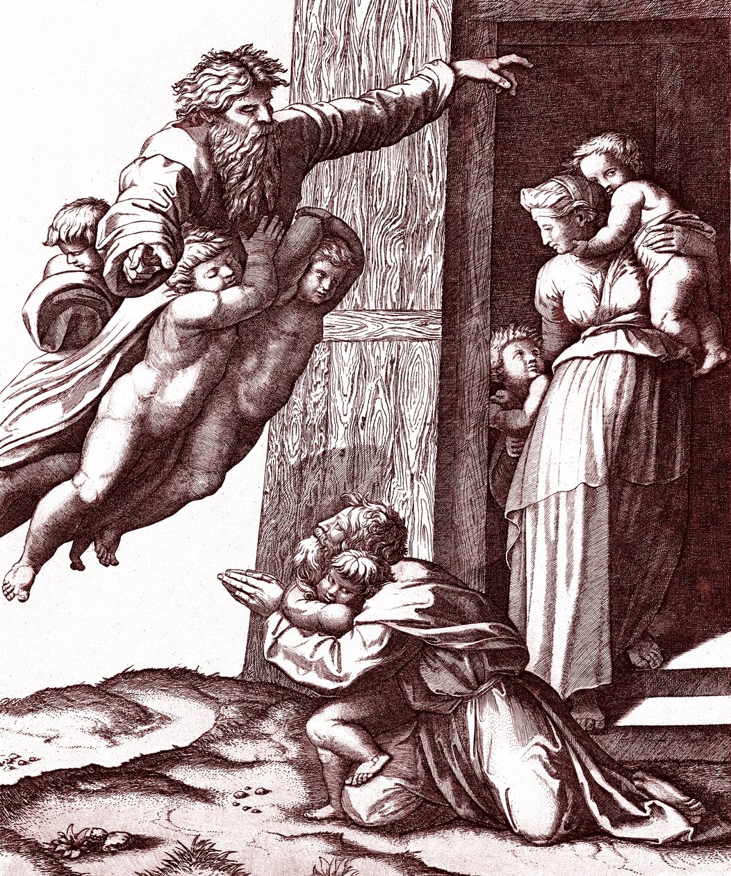 La vocazione di Abramo da Marcantonio Raimondi