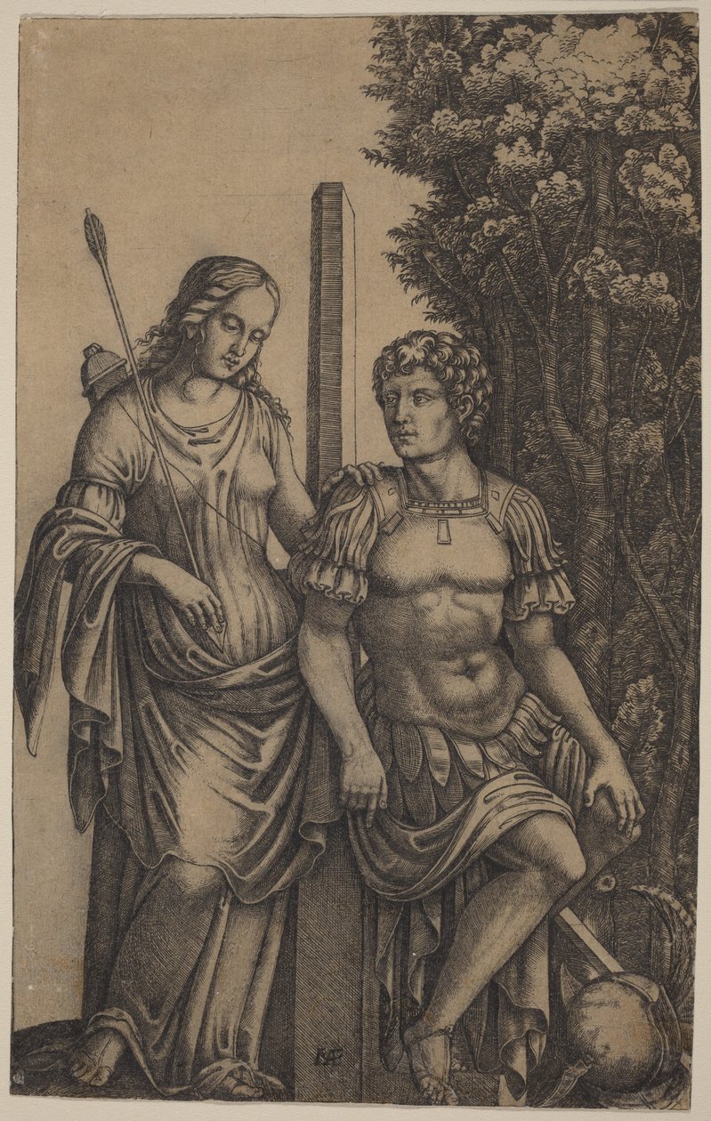 Venere che appare a Enea da Marcantonio Raimondi