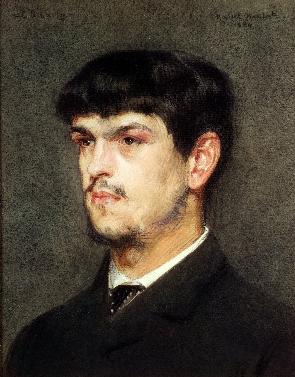 Claude Debussy a Roma, 1884 da Marcel Andre Baschet
