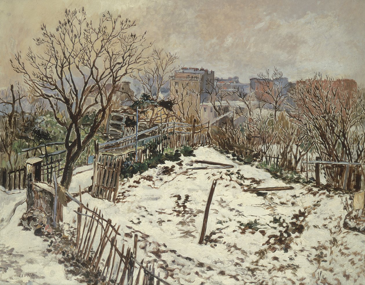 Gli orti di Montmartre da Marcel Leprin