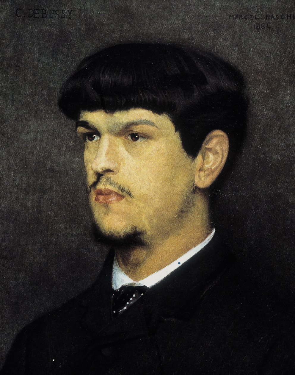 Ritratto di Claude Debussy da Marcel Andre Baschet