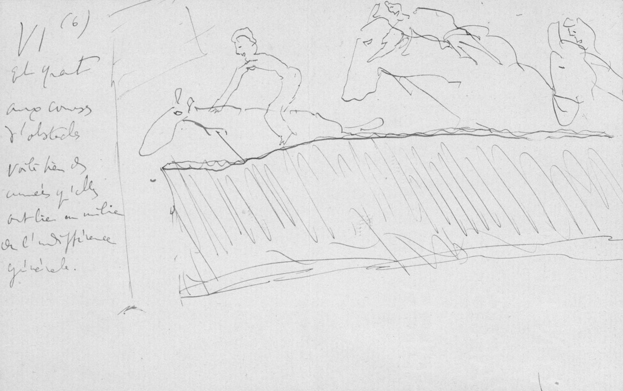 Percorso a ostacoli, c1891-1922 da Marcel Proust