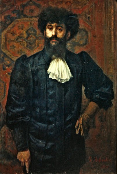 Ritratto di Joseph Peladen, 1891 da Marcellin Gilbert Desboutin