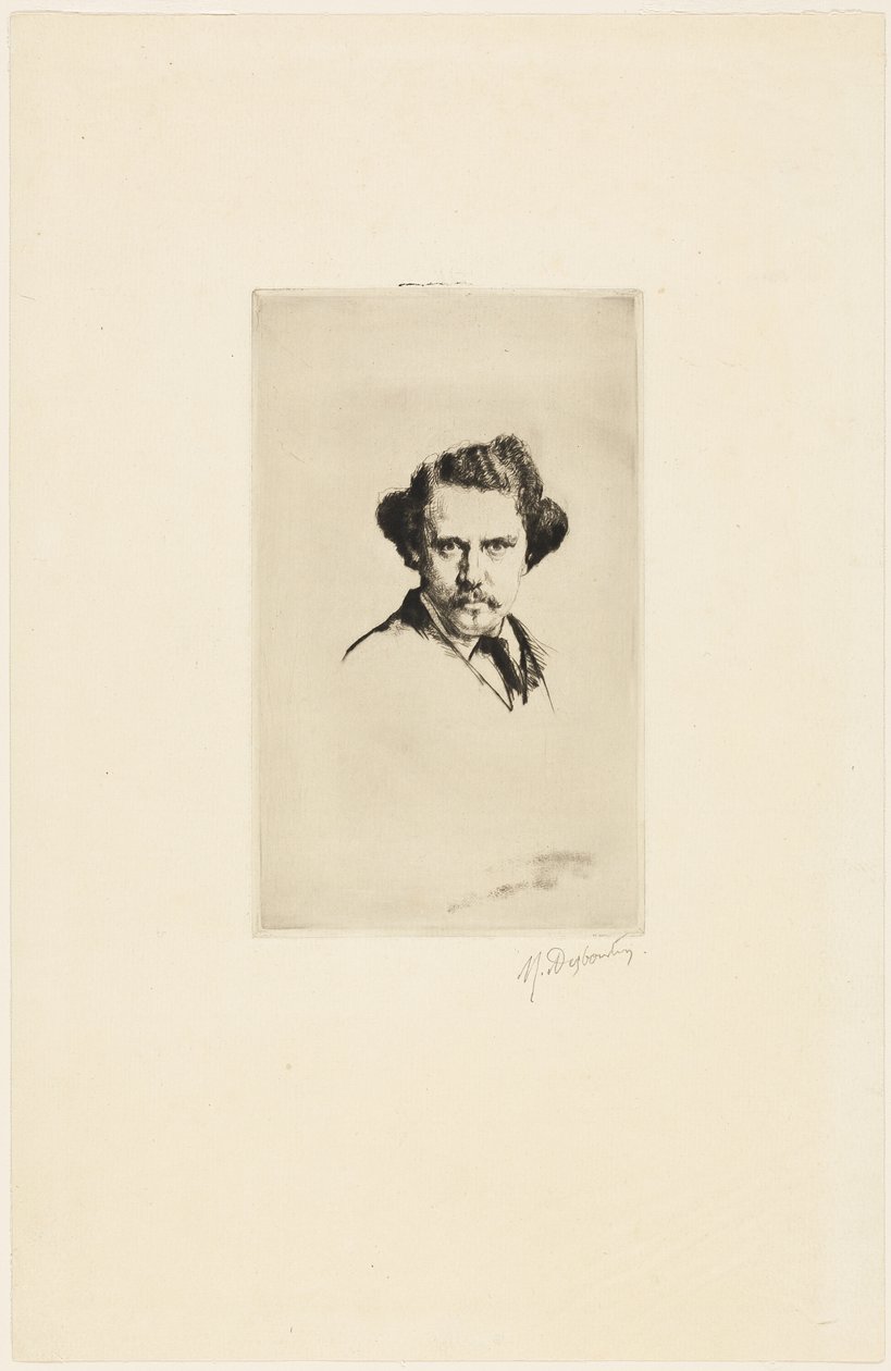 Ritratto di Alfred Cadart da Marcellin Gilbert Desboutin