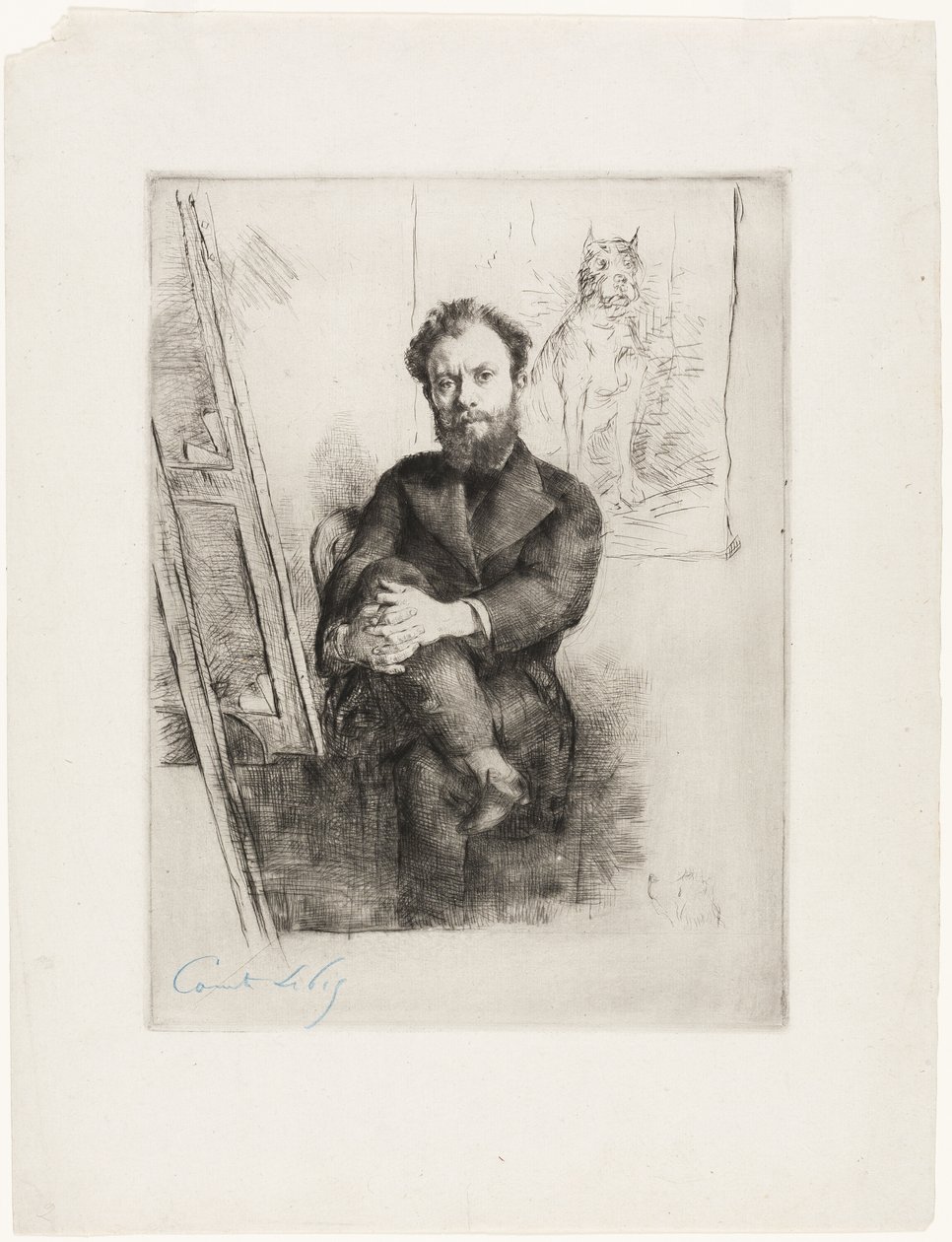 Ritratto del Visconte Ludovic Napoléon Lepic da Marcellin Gilbert Desboutin
