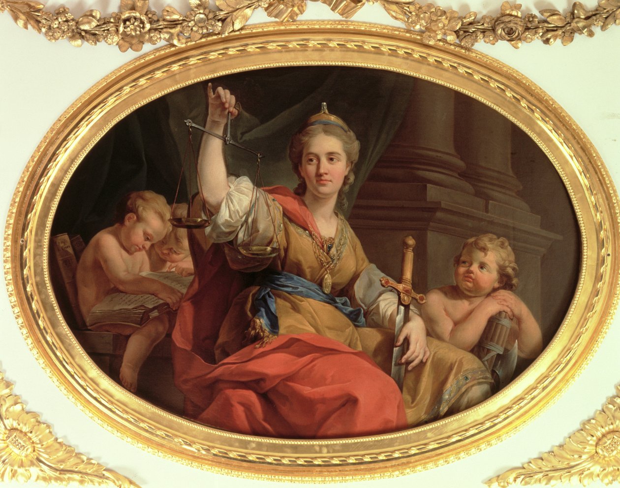 Giustizia, c.1777 da Marcello Bacciarelli
