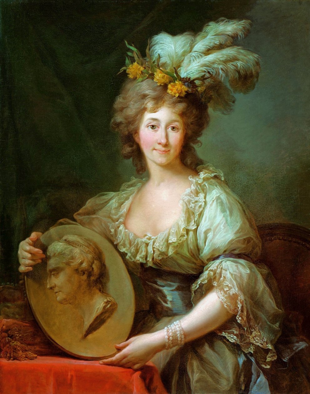 Polacco: Ritratto di Anna Karolina Dorothea Biron, duchessa di Curlandia Ritratto di Anna Charlotta Dorothea Biron, principessa di Curlandia da Marcello Bacciarelli