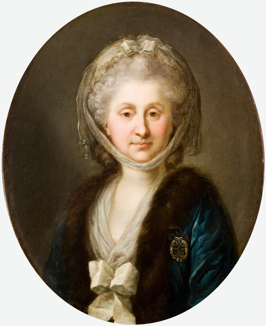 Polacco: Ritratto di Ludwika Zamoyska nata Poniatowska, nata Poniatowska da Marcello Bacciarelli