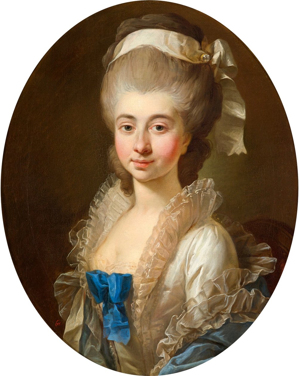 Polacco: Ritratto di Urszula Maria Mniszech, nata Zamoyska. da Marcello Bacciarelli