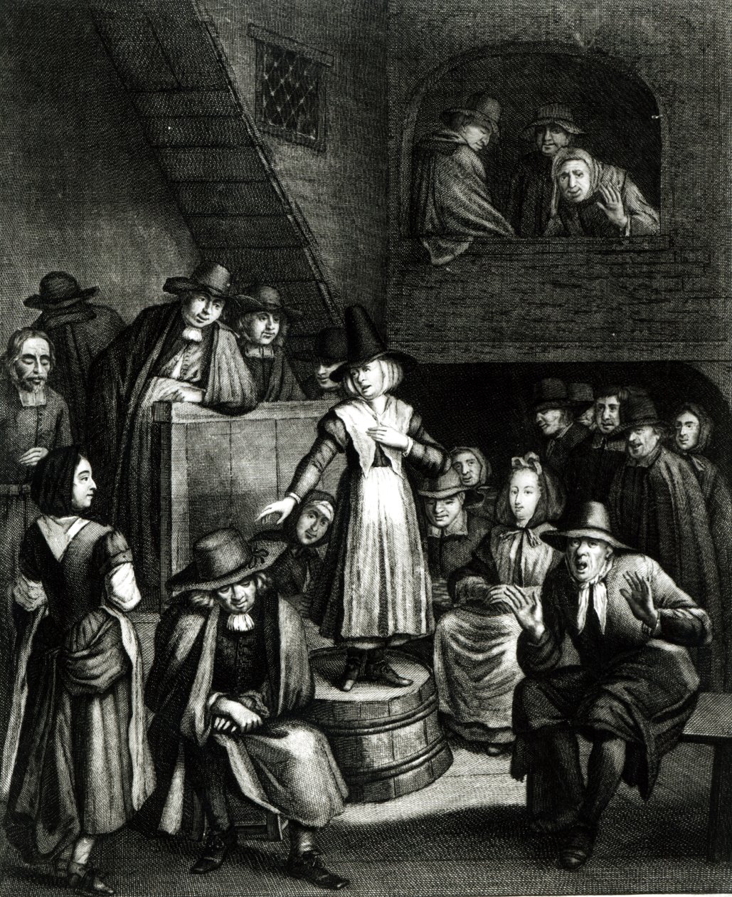 Riunione dei Quaccheri, 1699 da Marcellus or Marcel Lauron