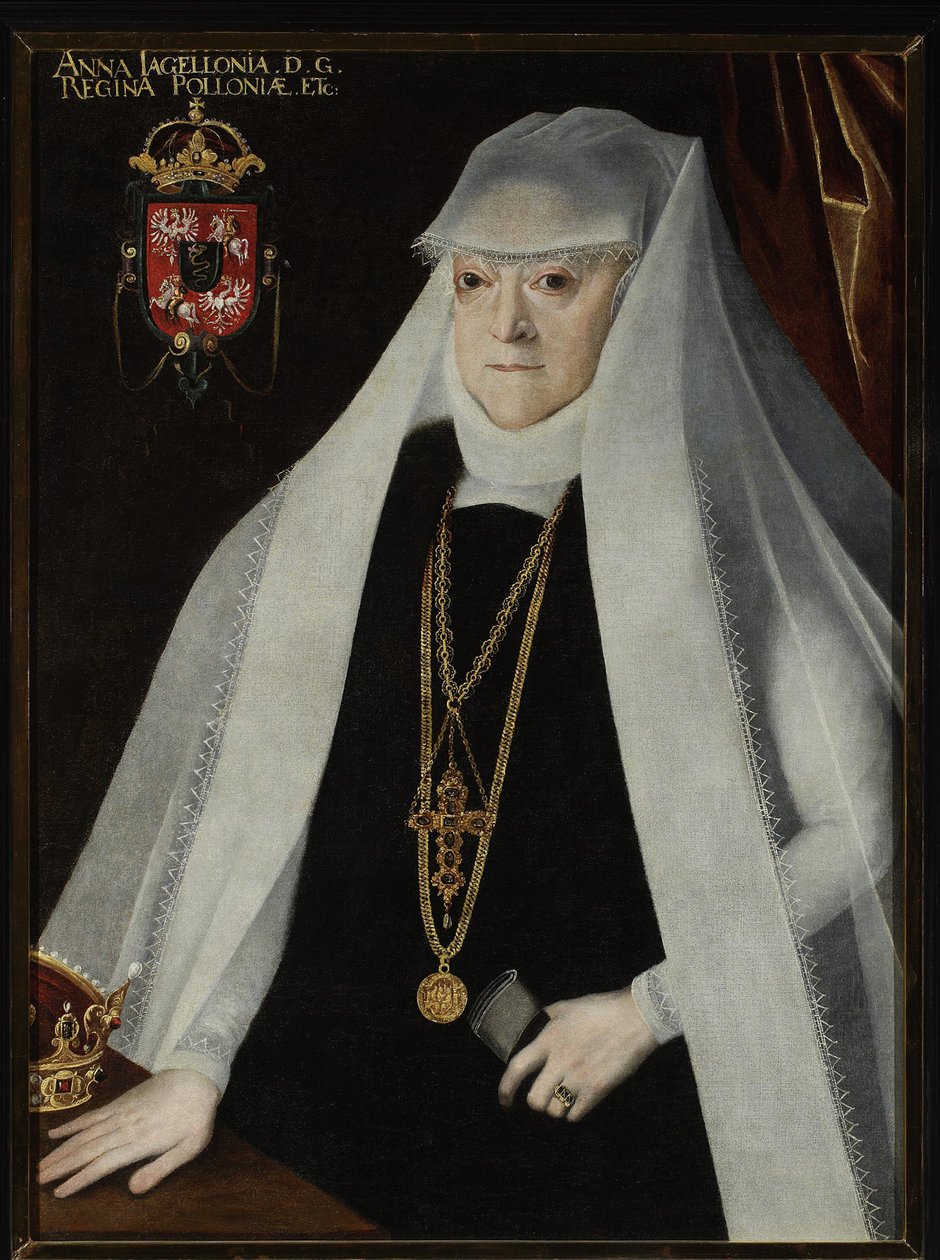 Ritratto di Anna Jagiellon, regina di Polonia da Marcin Kober
