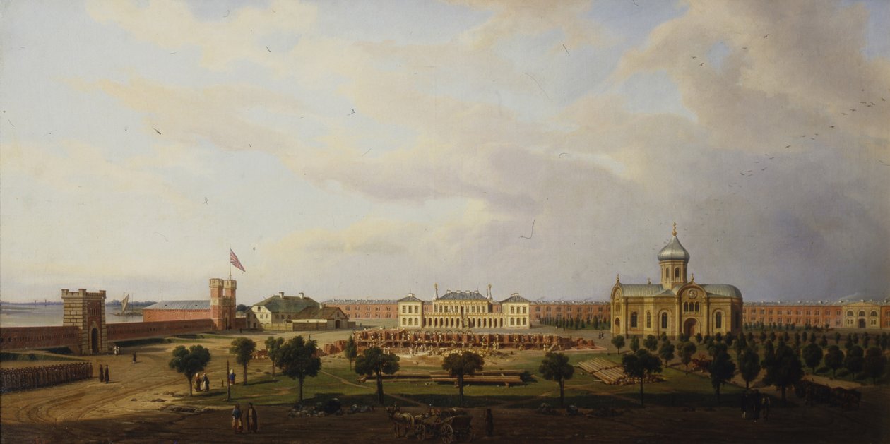 Vista interna della Fortezza di Ivangorod da Marcin Zaleski