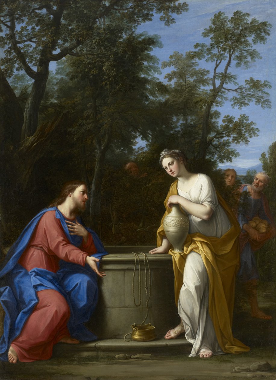 Cristo e la donna di Samaria da Marcantonio Franceschini