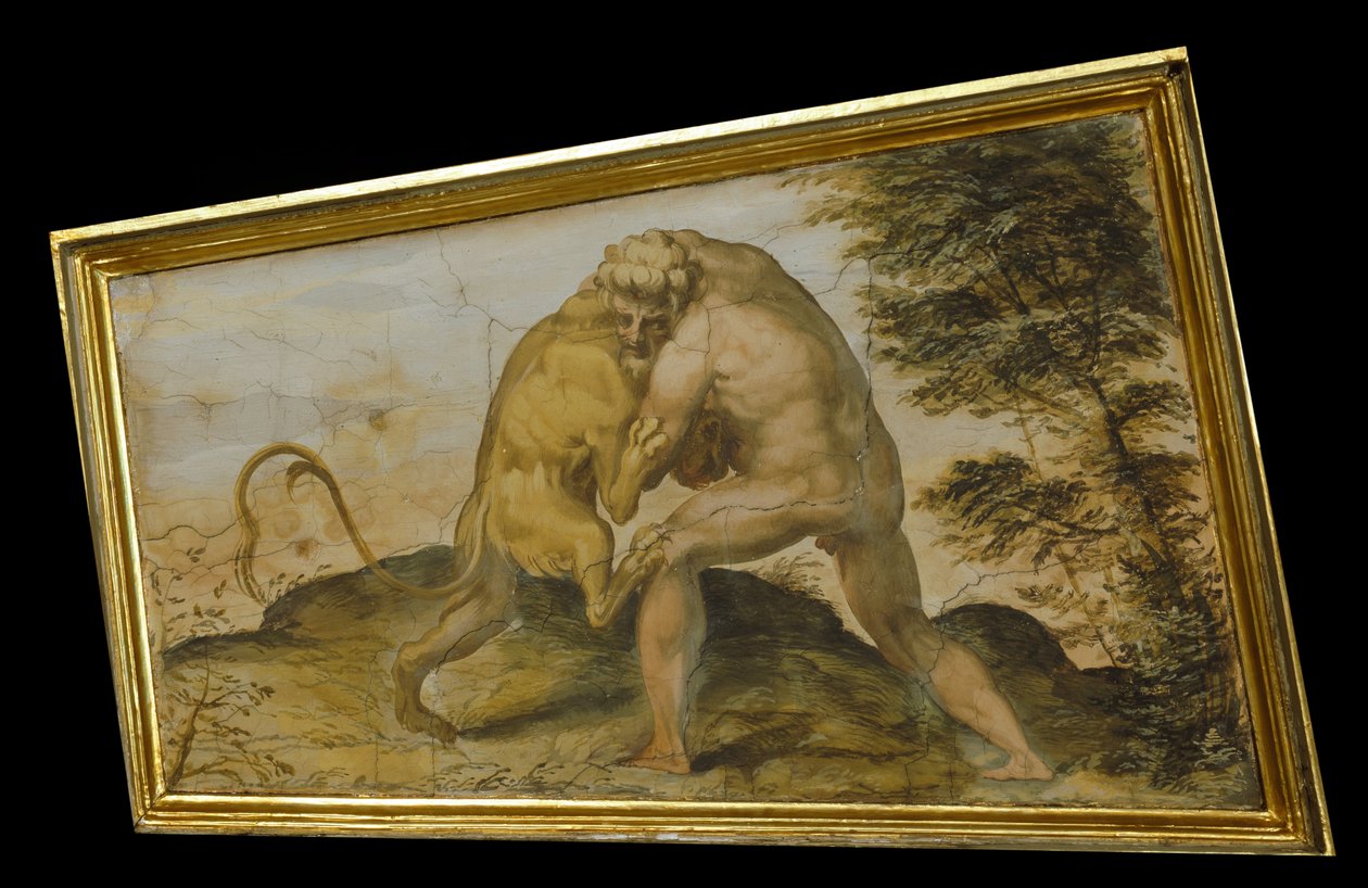 Ercole uccide il leone Nemeo da Marco Marchetti from Faenza