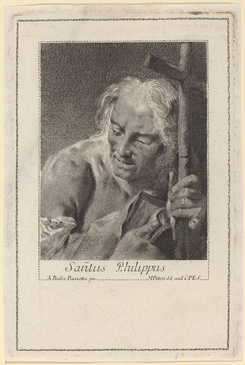 San Filippo da Marco Alvise Pitteri after Giovanni Battista Piazzetta