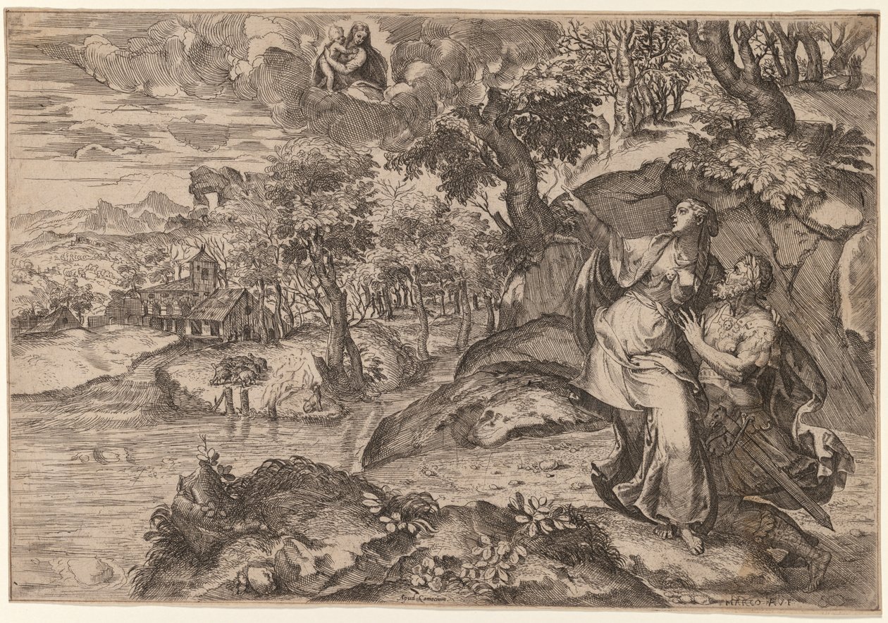 Augusto e la Sibilla Tiburtina da Marco Angolo del Moro
