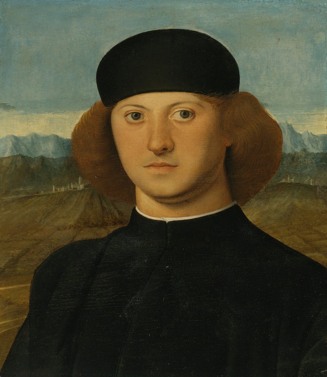RITRATTO DI GIOVANE UOMO, RITENUTO ALVISE DE FRANCESCHI da Marco Basaiti
